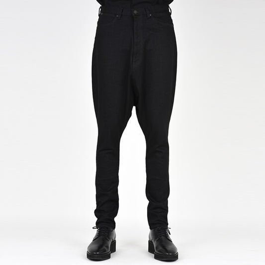  SARROUEL PANTS BLACK ONE WASH  