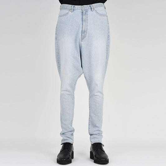  SARROUEL PANTS INDIGO BLEACH  