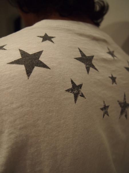 short sleeve vintage style t-shirts (star on 30)
