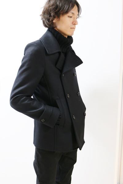Lounge Lizard No.5528 SUPER 100s MELTON P COAT 「Area」