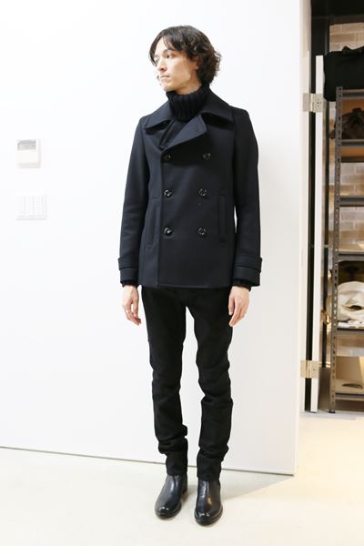 Lounge Lizard No.5528 SUPER 100s MELTON P COAT 「Area」