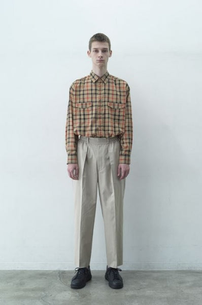  CLASSIC FIT EASY TROUSERS ORGANIC GABERDINE  