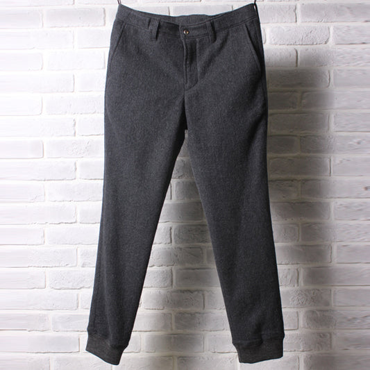  WOOL MILLED WASHER RIB PANTS  