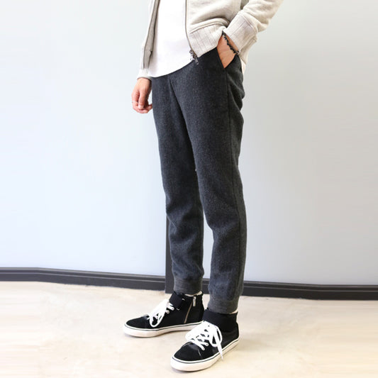  WOOL MILLED WASHER RIB PANTS  