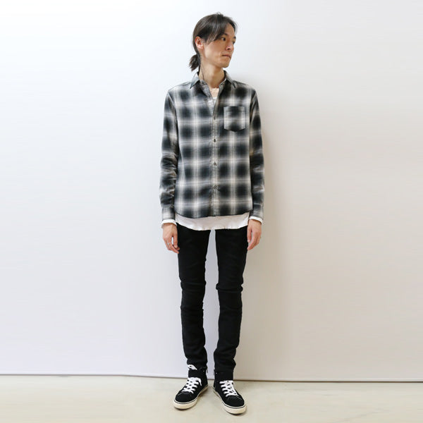 NATURAL SLUB STRETCH x 製品染め SKINNY LEG