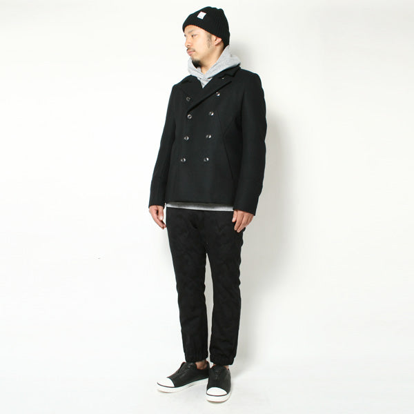 C/Wカモフラージュストレッチサテン ジョガーパンツ