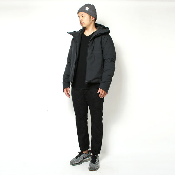 C/Wカモフラージュストレッチサテン ジョガーパンツ