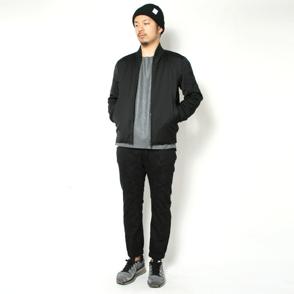 C/Wカモフラージュストレッチサテン ジョガーパンツ