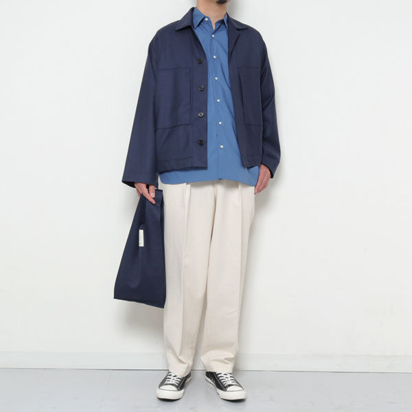 CLASSIC FIT TROUSERS ORGANIC COTTON TWILL - MARKAWARE 「Area」