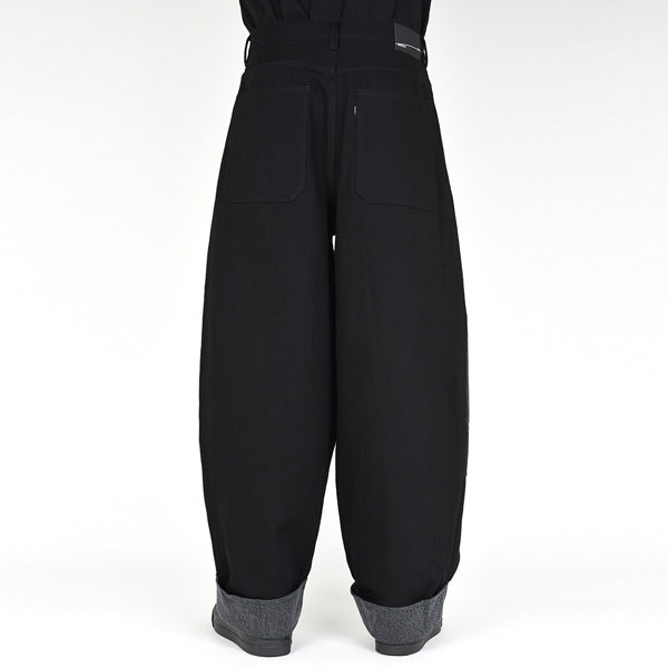 13.5oz FLAT DENIM COMBINATION (BLACK)