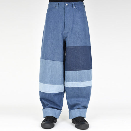  13.5oz FLAT DENIM COMBINATION (L/INDIGO)  