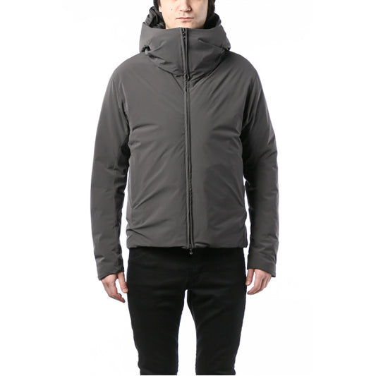  2WAYストレッチタフタ フーデッドダウン  