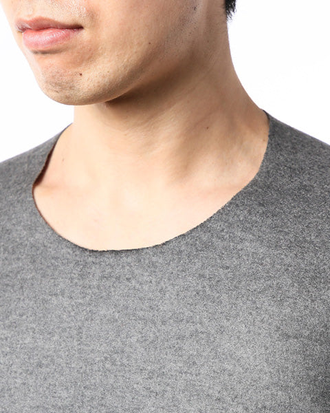 フランネラーナ天竺 クルーネック長袖