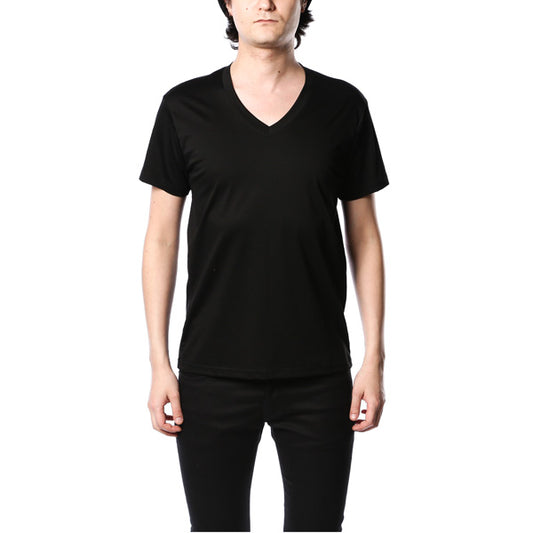  ハイゲージスムース Vネック半袖  