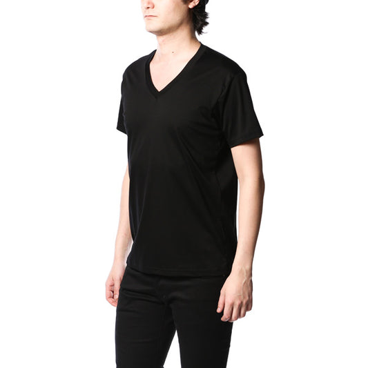  ハイゲージスムース Vネック半袖  