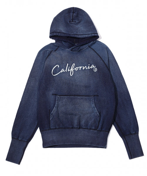  INDIGO FRENCH TERRY PARKA (CALIFORNIA)  