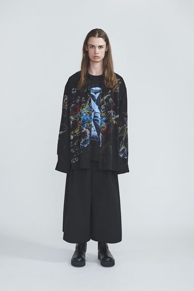 DECHINE BIG SHIRT INKJET (FLOWER)