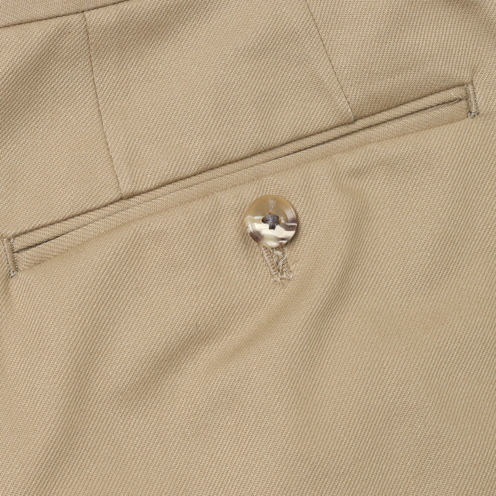 FRENCH ARMY CHINO 2-TUCK WIDE TAPERED SLACKS