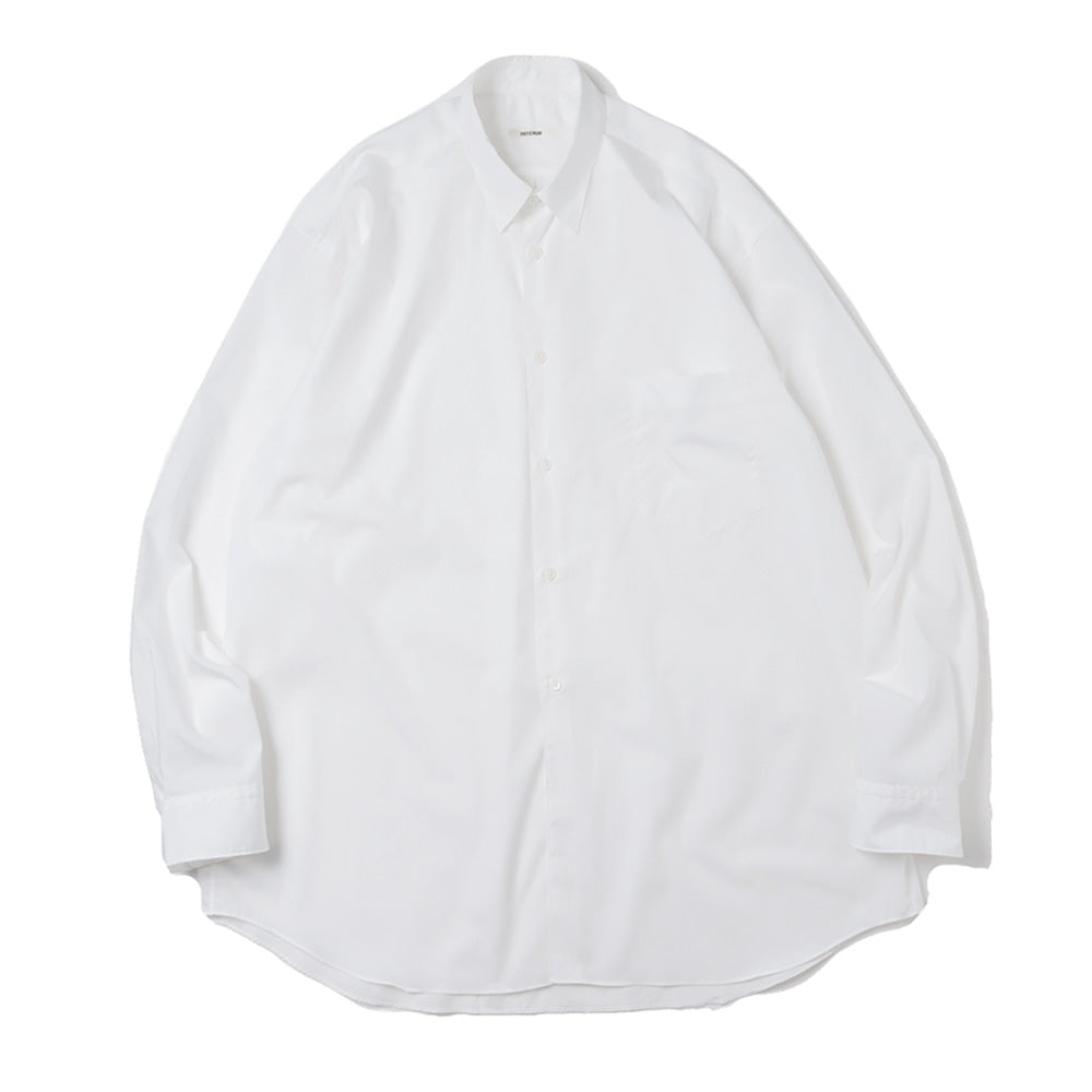 HYPER BIG 200/2 SUPIMA BROAD REGULAR COLLAR SHIRT-wht