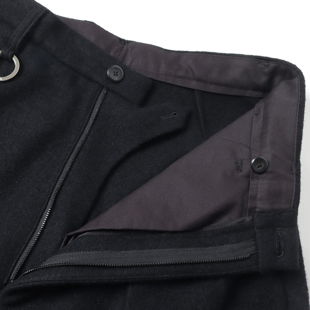 KAPOOR / Wide Tapered Pants Wool Jersey