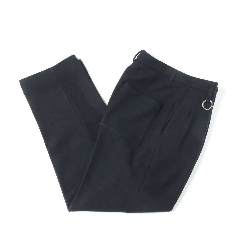KAPOOR / Wide Tapered Pants Wool Jersey