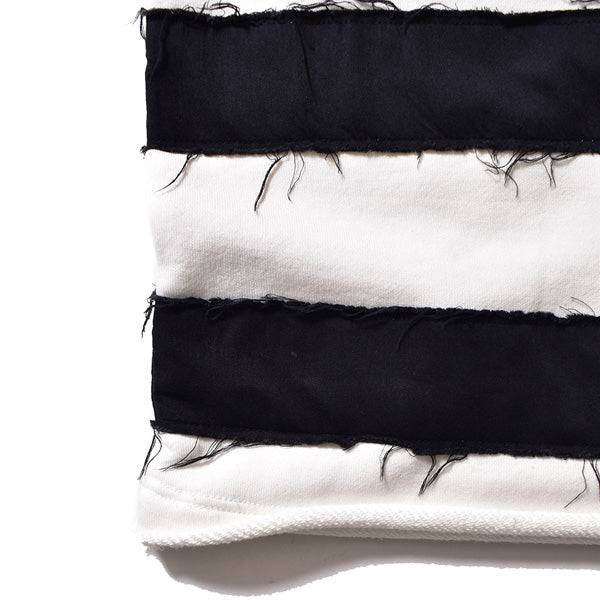 Bold Denim Border Crew neck Pullover