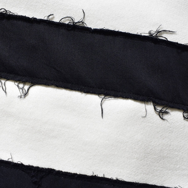 Bold Denim Border Crew neck Pullover