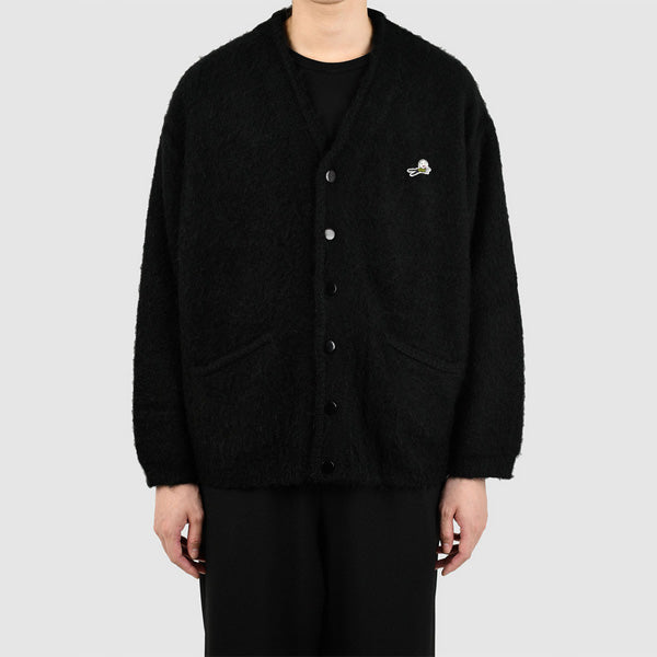 MOHAIR KNIT CARDIGAN