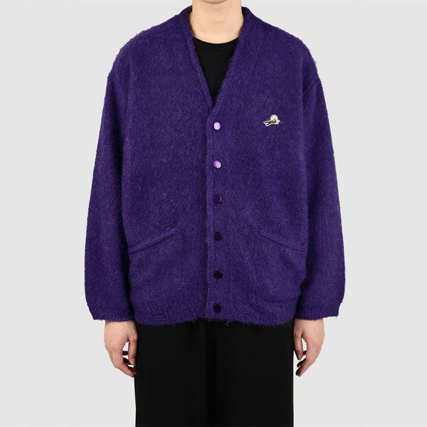 MOHAIR KNIT CARDIGAN