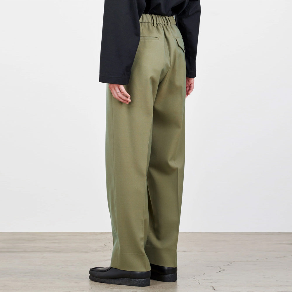 FLAT FRONT TROUSERS ORGANIC WOOL SURVIVAL CLOTH