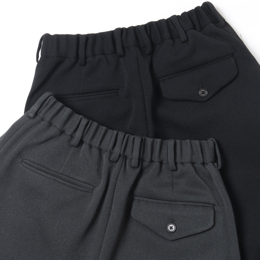 MARKAWARE(マーカウェア) - PLEATED WIDE TROUSERS ORGANIC WOOL TAXEED CLOTH