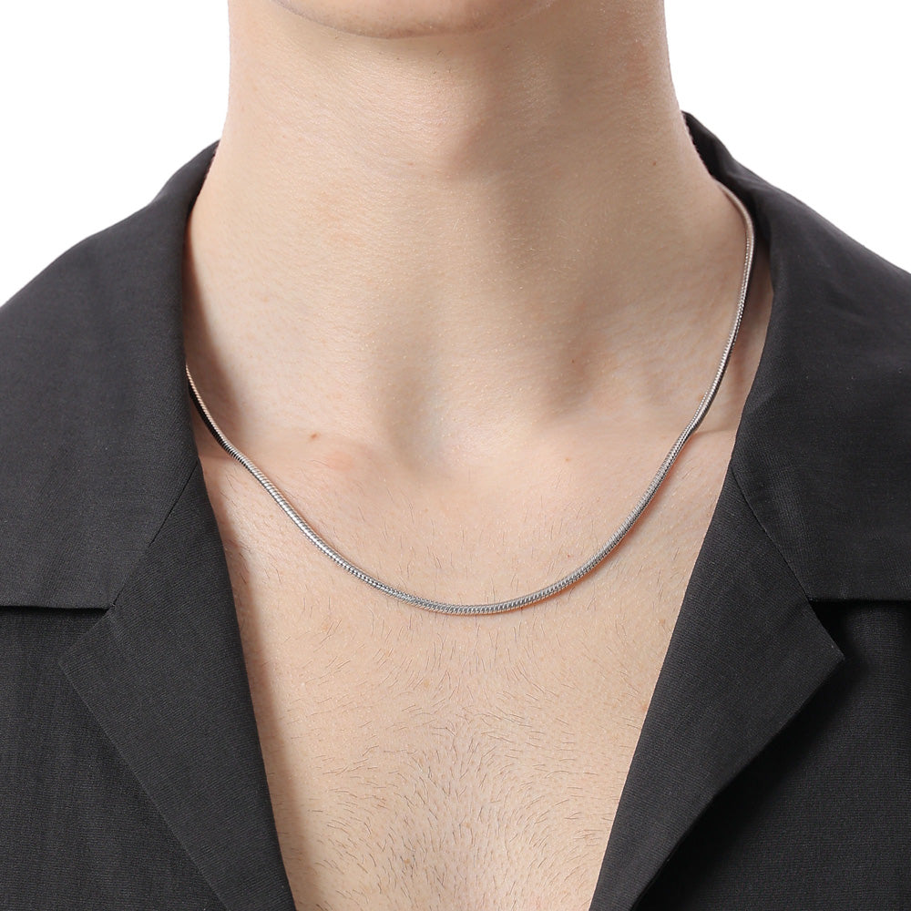 BRASS SNAKE CHAIN NECKLACE