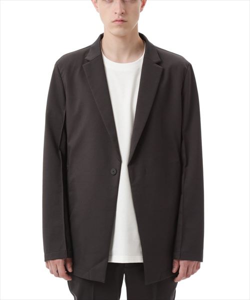COMPRESSED COTTON 1B TAILORED JACKET