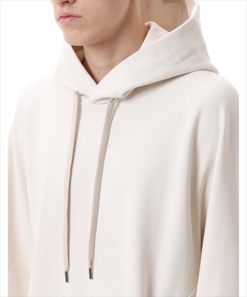 C/PE DOUBLE KNIT OVERSIZED HOODIE