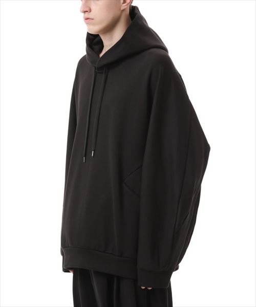 C/PE DOUBLE KNIT OVERSIZED HOODIE