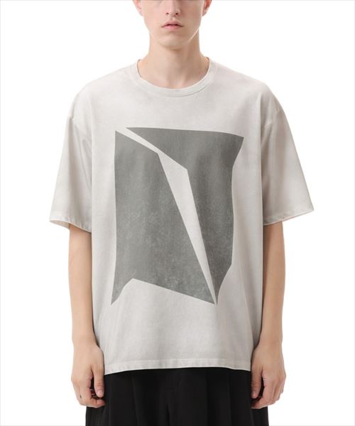 C/PE PLATING JERSEY PRINTED OVERSIZED S/S T-SHIRT