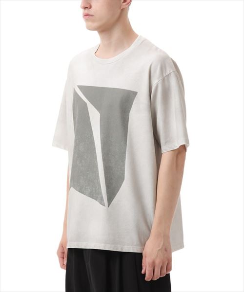 C/PE PLATING JERSEY PRINTED OVERSIZED S/S T-SHIRT