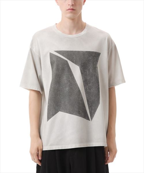 C/PE PLATING JERSEY PRINTED OVERSIZED S/S T-SHIRT