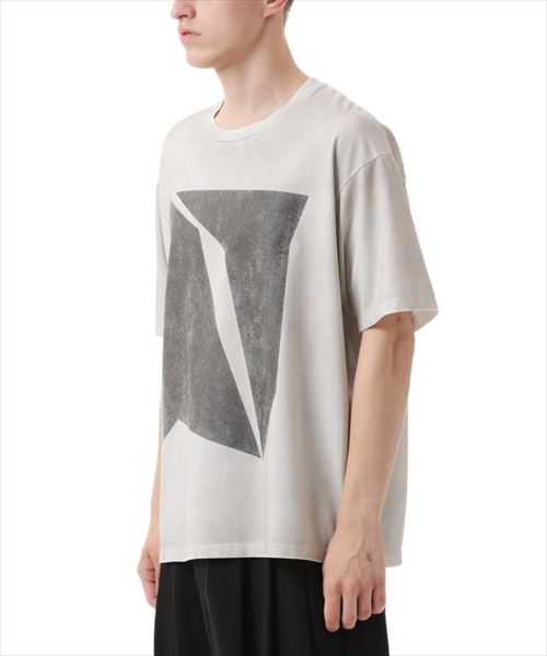 C/PE PLATING JERSEY PRINTED OVERSIZED S/S T-SHIRT