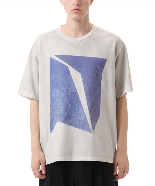 C/PE PLATING JERSEY PRINTED OVERSIZED S/S T-SHIRT