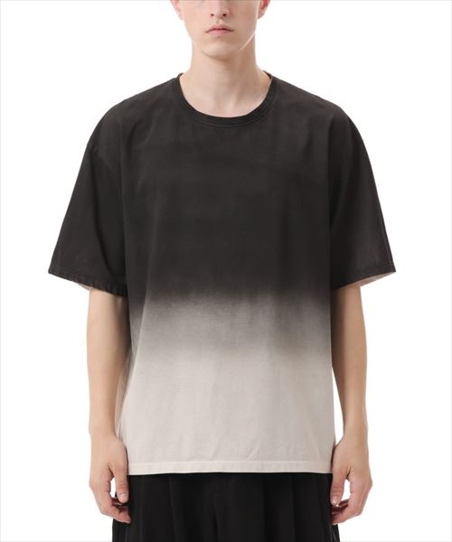 C/PE PLATING JERSEY SPRAY DYDED S/S T-SHIRT