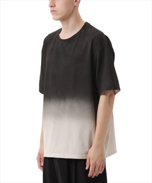 C/PE PLATING JERSEY SPRAY DYDED S/S T-SHIRT