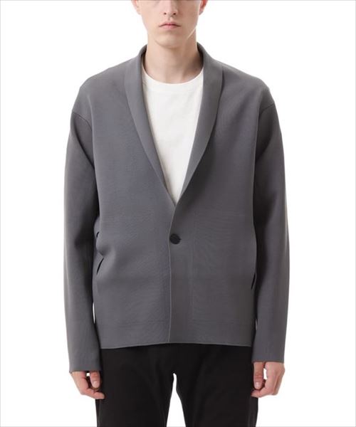 PE KNIT SHAWL COLLAR JACKET
