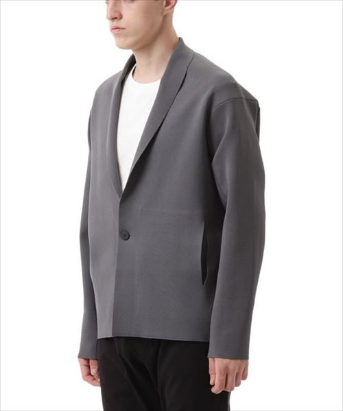 PE KNIT SHAWL COLLAR JACKET