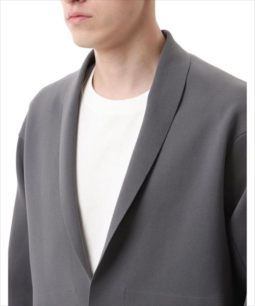 PE KNIT SHAWL COLLAR JACKET