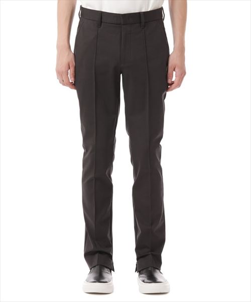 COMPRESSED COTTON CENTER CREASE TIGHT FIT PANTS
