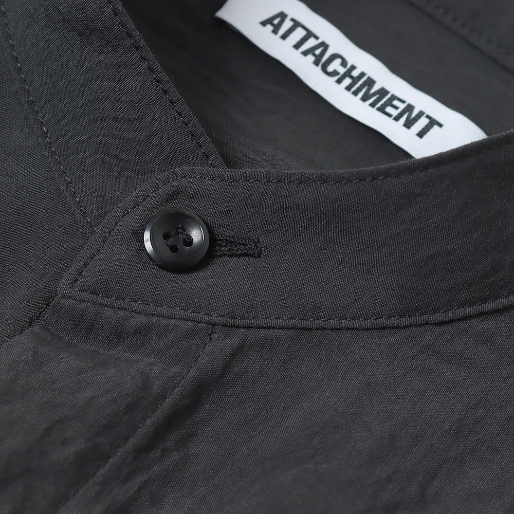 RY/NY LAWN OVERSIZED BAND COLLAR L/S SHIRT