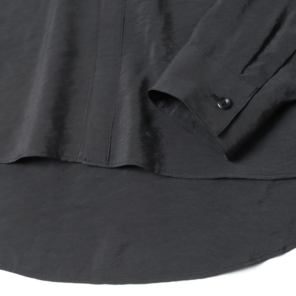 RY/NY LAWN OVERSIZED BAND COLLAR L/S SHIRT