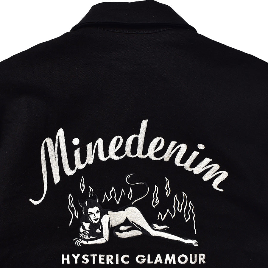 HYSTERIC GLAMOUR x MINEDENIM F.Black Denim JKT