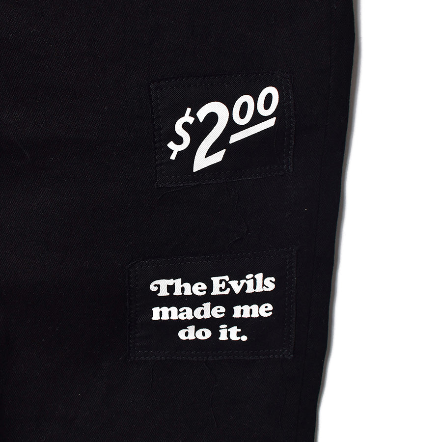 HYSTERIC GLAMOURxMINEDENIM F.Black STR 5pocket OWS